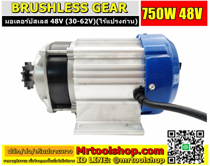 Brushless Motor DC 48V 750W 